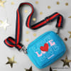 Love - Personalized Canvas Sling Bag - Pop Blue Online