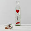 Gift Love Personalized Glass Water Bottle with Ceramic Lid