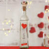 Buy Love Personalized Glass Water Bottle with Ceramic Lid