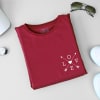 Shop Love -  Personalized Mens T-shirt - Maroon