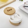 Gift Love Rhythm Personalized Bamboo Earbuds