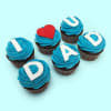 Love U Dad Chocolate Cupcakes (6pcs) Online