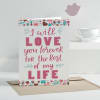 Love You Forever Personalized Greeting Card Online
