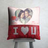 Love You Forever Personalized Valentine Cushion Online