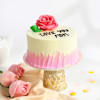 Gift Love You Mom Blush Rose Cake
