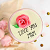 Buy Love You Mom Blush Rose Cake