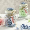 Gift Love You Mom Glass Jars With Dragees (Set of 2)