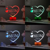 Shop Love You Mom - Personalized LED Lamp - Wooden Finish Base
