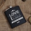 Gift Love You Only Personalized Hip Flask