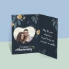 Gift Love You Personalized A5 Anniversary Laminated Card