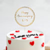 Love You Personalized Anniversary Cake Online