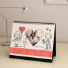 Shop Love You Personalized Desk Calendar
