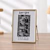 Gift Love You Personalized Golden Photo Frame