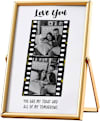 Buy Love You Personalized Golden Photo Frame