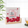 Shop Love You Personalized Sandwich Frame With Chocolates