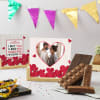 Love You Personalized Wooden Sandwich Frame With Treats Online