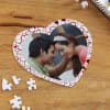 Love You to Bits Personalized Paper Heart Shaped Puzzle Online