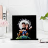 Gift Love You To The Moon And Back - Personalized Caricature With Photo Frame