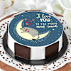 Love You To The Moon Cake Online