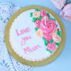 Gift Love Your Mum Gardenia Cream Cake (Half Kg)