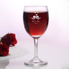 Buy Lovebirds Personalized set of two wine glasses