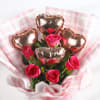 Buy Lovely Hearts and Roses Bouquet