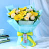 Gift Lovely Yellow Bouquet for New Mom