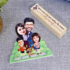Buy Loving Family Personalized Caricature Stand