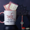 Lucky Charm Rakhi and Personalized Mug Online