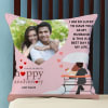 Gift Lucky To Have You Personalized Anniversary Cushion & Mug