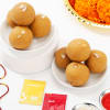 Buy Luminous Diya And Diwali Laddoos Combo