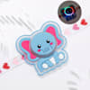 Luminous Elephant LED Rakhi Online