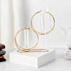 Shop Luminous Roses And Gold Metal Stand
