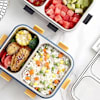 Shop Lunch Box - 2 Compartments - Reheatable - Assorted - Single Piece