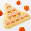 Buy Luscious Almond Kesar And White Chocolate Modaks - 11 Pcs