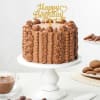 Gift Luscious Double Chocolate Birthday Cake (600 gm)