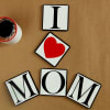Luv U Mom Set Of 5 Coasters Online