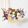 Gift Luxe Blooms And Gourmet Charm Arrangement