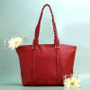 Luxe Red Tote Bag with Laptop Compartment Online