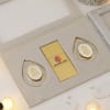 Luxurious Laxmi Ganesh Silver Coins Diwali Gift Set Online