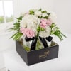 Gift Luxury White Hydrangea and Alstroemeria Vase