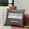 Maa Ka Aashirwad Personalized Velvet Cushion Online