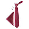 Buy Magenta Statement Tie And Accessory Set