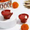 Buy Magical Diyas And Dry-Fruits Diwali Combo