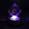 Buy Magical Love Personalized Rotating Crystal Cube with LED