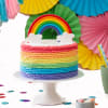 Gift Magnificent and Vibrant Rainbow Cake (2.5 Kg)