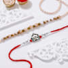 Mahadev Shivling And Pearl Bead Rakhi Duo Online