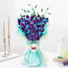 Buy Majestic Blue Orchid Bouquet For Dad