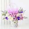 Gift Majestic Mauve And Purple Rose Arrangement