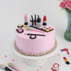 Makeup Theme Cake (1 Kg) Online